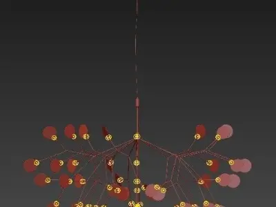 Heracleum II Pendant light 3D model