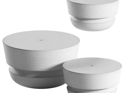 Vibia Dots 4700  4702 Outdoor Lamps 3D model