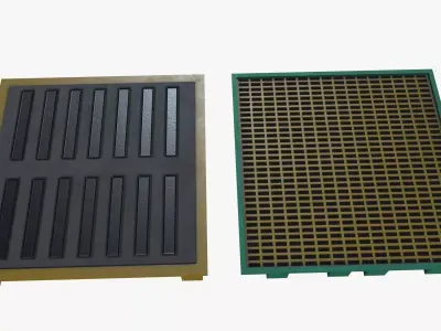 Barrel pallet 3D model