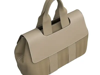 bag-hermes tote bag 3D model
