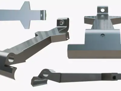 Machinery Fixture Clamping Jaw 3D model