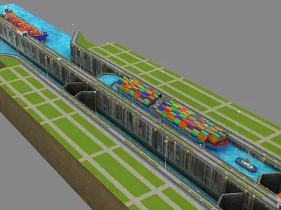  Miraflores Locks - Panama Canal 