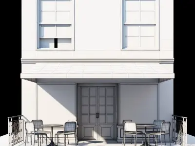 The Street Cafe 3D model
