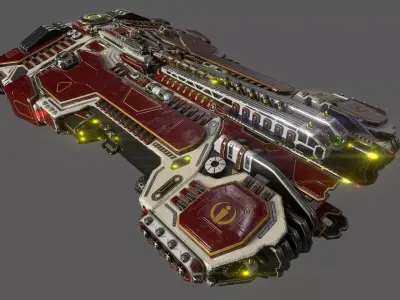 Imperial BALLISTA Medium Spinal Bow Section 3D model 3D model