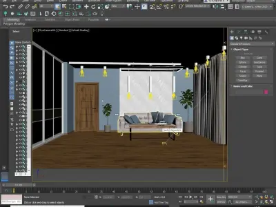 Photorealistic scene - Living Room 3D model 3D model