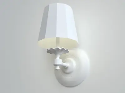 wall lamp simple classic light  3D model
