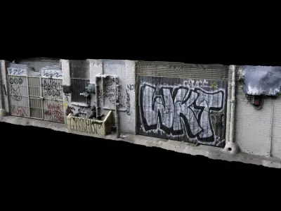 Back Street Alley Photogrammetry Scan 3D model