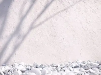 White shiny stucco plaster texture Texture