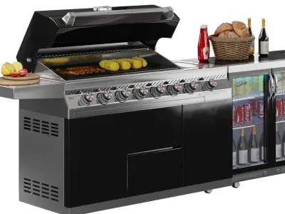 Whistler  outdoor Grill 3D model