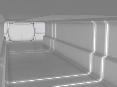 Sci Fi Interior 3D model