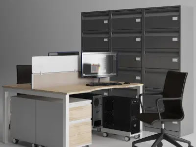 Office Furniture 3D model