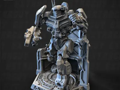 Dark Knight Poseable 160mm and 50mm 3D print model