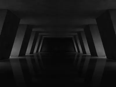 Sci Fi Tunnel 3D model