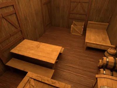 Medieval Fantasy House 04 3D model