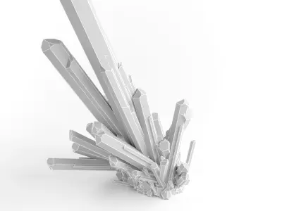 Crystal Diamond Ultra Realistic lowpoly Low-poly 3D model