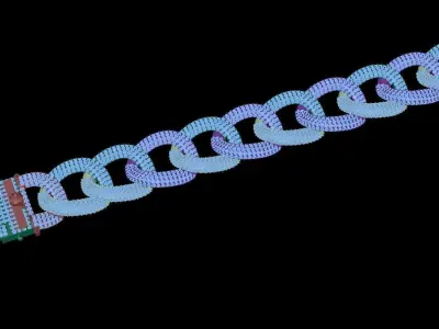 bracelet with lights 3D print model