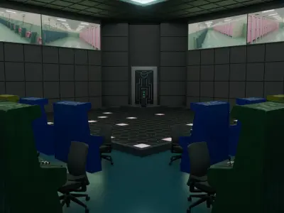 Squid Game Master Control Room 3D model