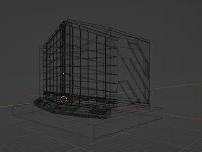 Highrise building 3D model