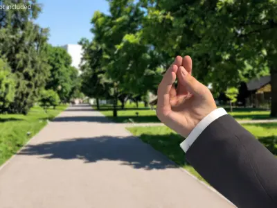  Male Arm Italian Gesture Animated Rigged for Maya 