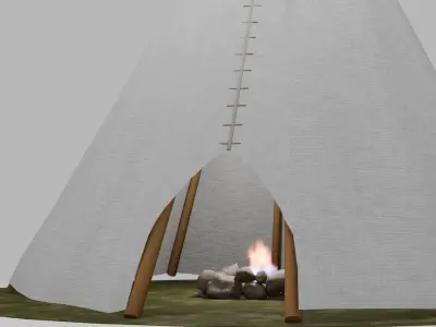 Teepee 3D model