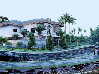 MODERN CLASSIC VILLA PHALAENOP AMABILIS 3D model
