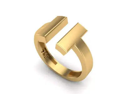 Jewelry ring 456 3D print model