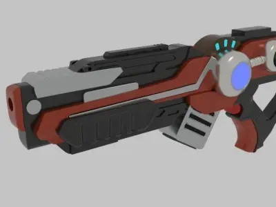 Light Strike Rifle 3D model