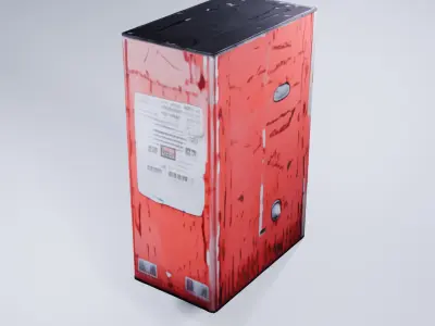 Low Poly Cigarette Vending Machine - Concept 3D Model 3D model