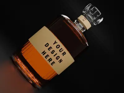 Whiskey Bottle  3D model