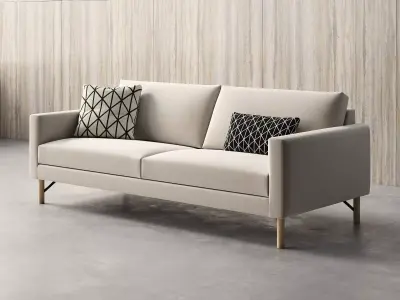 Friend Sofa 205 3D model