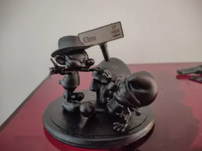 Krueger Smurf and Brainy 3D print model