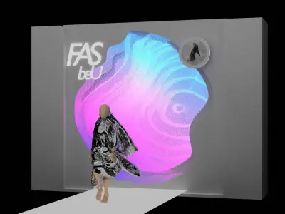 Fashion Backdrop Free 3D model