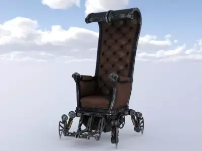 Throne sci fi 3D model