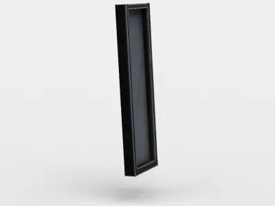Window letter i Low-poly 3D model