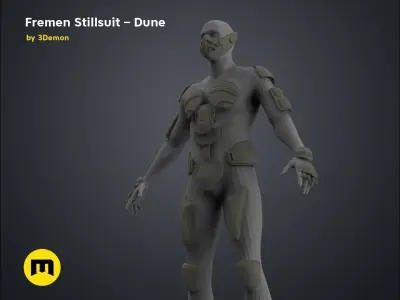 Fremen Stillsuit from Dune 2020 3D print model