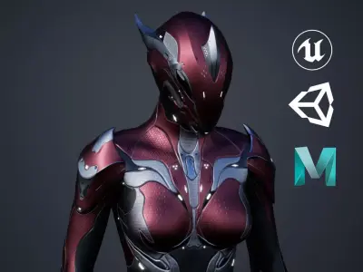 Female Creature 1 Low-poly 3D model