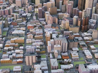 City 48 Low-poly 3D model