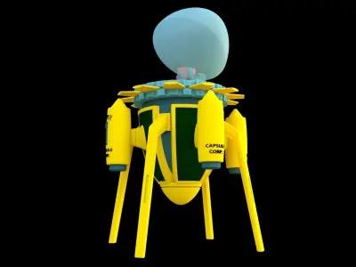 Dragon ball time machine 3D print model