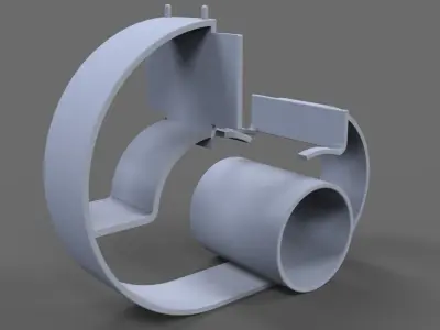 Gaming chair Free 3D model