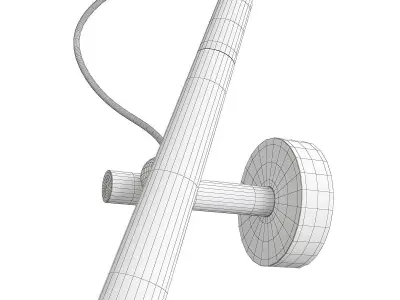 BECKY WALL Low-poly 3D model