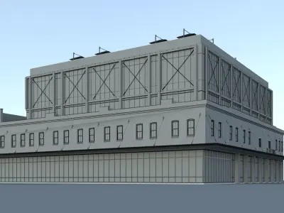 Building Hotel  3D model