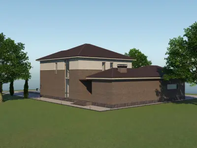 Villa for family 5 3D model