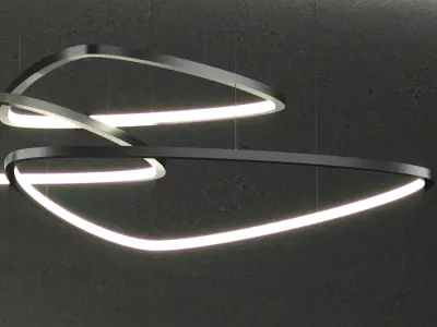 Egg Hanging Lamp 3D model