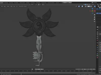 key 6 Pukanok 3D Model 3D print model