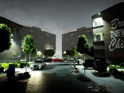 Parkway Garden Homes - O Block Chicago 3D model 3D model