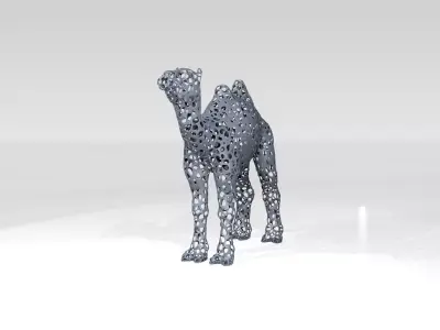 Camel Voronoi 3D model