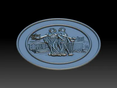 City Seal A15924 3D print model
