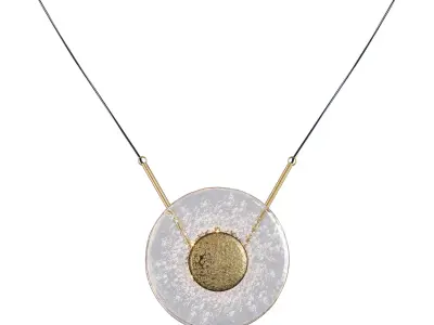 Sprinkled Glass Lamp sku 25656 by Pikartlights Free 3D model