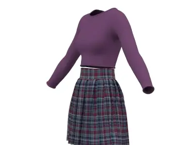 10 Street clothes 3D model