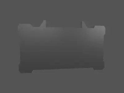 UHD High tech Graphical Interface v6 002 Low-poly 3D model